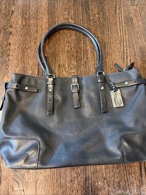 Tumi Large Black Travel Tote